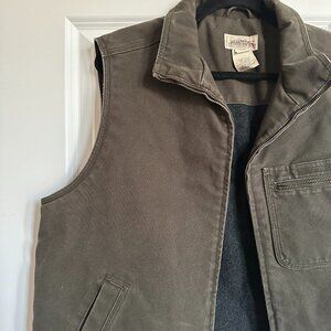 L.L. Bean Katahdin Iron Works Canvas/Wool Vest - Men’s M Reg / Unisex L